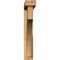 Ekena Millwork Westlake Block Rough Sawn Bracket w/ Offset Brace, Western Red Cedar, 4"W x 24"D x 24"H BKT0402X24X24WTL05RWR - alternate 3